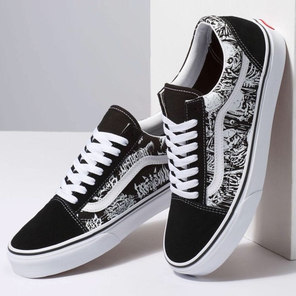 old skull vans